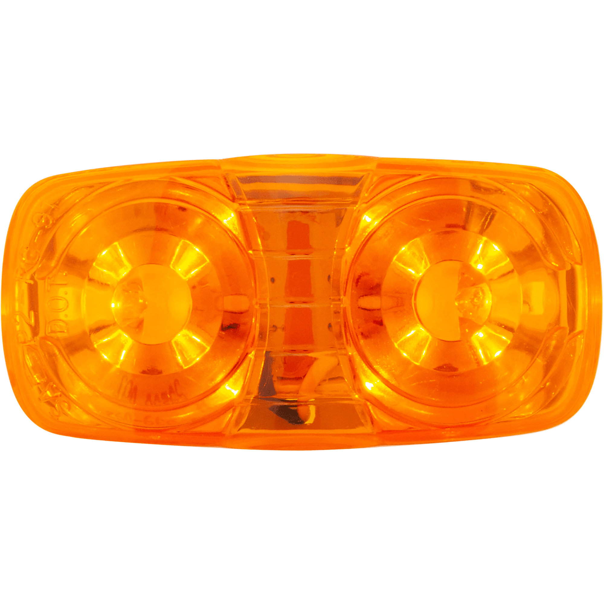 10-LED YELLOW DBL BULLSEYE STYLE MARKER LIGHT